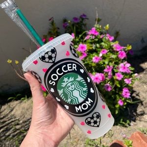 SOCCER MOM STARBUCKS TUMBLER